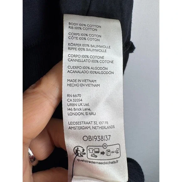 Free People Sing out loud Dress sz L Black Asymmetrical whimsigoth boho - Picture 7 of 9